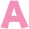 KG 23.5" Font - Singles - Solid Light Pink - Yard Card