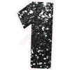 LG 30" Numbers - Singles - Chunky Glitter Black  - Yard Card