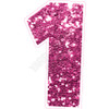 LG 30" Numbers - Singles - Chunky Glitter Hot Pink - Yard Card