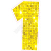 LG 30" Numbers - Singles - Large Sequin Yellow - Yard Card