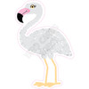 Flamingo Standing - White  - Yard Card