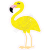 Flamingo Standing - Yellow - Yard Card