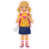 School Child - with Heart - Style A - Yard Card