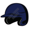 Baseball/Softball Helmet  - Style J - Yard Card