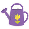 Purple Watering Can - Style A - Yard Card