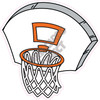 Basketball Hoop - Style A - Yard Card