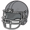 Football Helmet - Gray - Style A - Yard Card