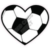 Soccer Ball Heart - Style A - Yard Card