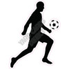 Soccer - Silhouette - Style A - Yard Card