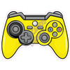 Video Game Controller - Yellow - Style B - Yard Card
