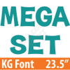 KG 23.5" 110pc - Mega Set - Solid Teal - Yard Cards