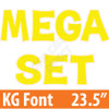 KG 23.5" 110pc - Mega Set - Solid Yellow - Yard Cards