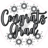 Statement - Circle Congrats Grad Silver