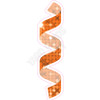 Streamer - Style A - Large Sequin Orange - Yard Card