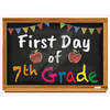 First Day of 7th Grade - Style A - Yard Card
