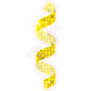 Streamer - Style A - Large Sequin Yellow - Yard Card