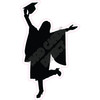 Graduation - Silhouette - Style D - Yard Card