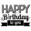 Happy Birthday to You - Silver - Style A - Yard Card