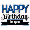 Happy Birthday to You - Blue - Style A - Yard Card