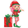 Elf - Girl, Light Skin, Pink Hair - Style A - Yard Card