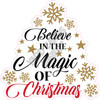 Statement - Believe in the Magic of Christmas - Style A - Yard Card