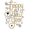 Statement - Happy New Year  - Style B - Yard Card