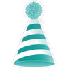 Party Hat - Style A - Solid Teal - Yard Card
