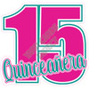 Statement - 15, Quinceanera - Hot Pink, Teal - Style A - Yard Card