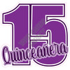 Statement - 15, Quinceanera - Purple - Style A - Yard Card