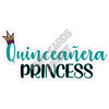 Statement - Quinceanera - Teal - Style A - Yard Card