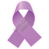 Awareness Ribbon - Purple - Style A - Yard Card