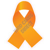 Awareness Ribbon - Light Orange - Style A - Yard Card