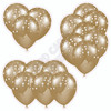 Balloon Cluster - Old Gold With Stars - Yard Card