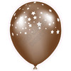 Balloon  - Brown With Stars - Yard Card