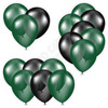 Balloon Cluster - Solid Dark Green  & Black - Yard Card