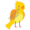 Yellow Bird - Style A - Yard Card