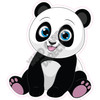 Panda Sitting - Style A - Yard Card