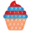 Pop it - Red and Blue Cupcake - Style A - Yard Card