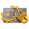 Credit Card with Chain - Silver - Style A - Yard Card