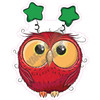 Owl with Stars on Head - Style A - Yard Card