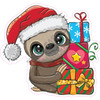 Sloth - Christmas - Style A - Yard Card