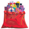 Christmas Presents in Red Bag - Style A - Yard Card