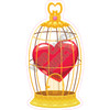Heart in Cage - Style A - Yard Card
