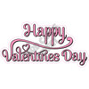 Statement - Happy Valentines Day - Light Pink - Style A - Yard Card