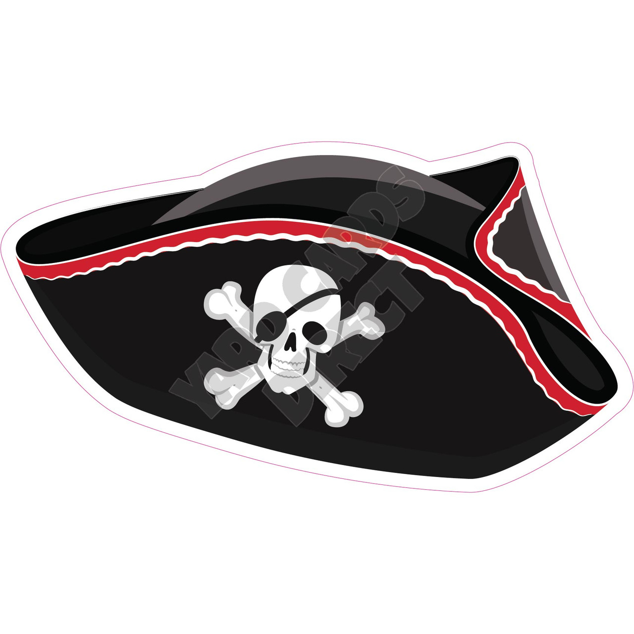 Pirate Hats Decal 