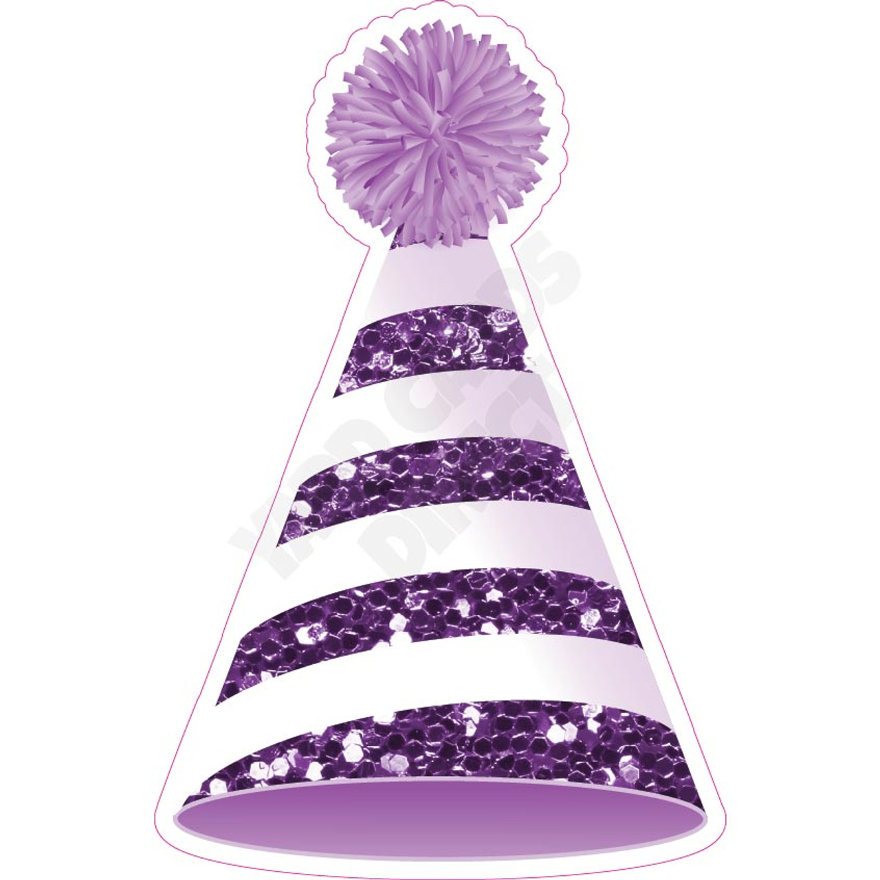 purple party hat