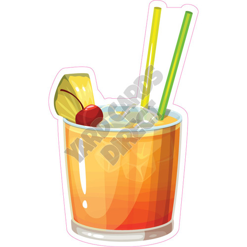 Mixed Drink - Style C - Yard Card