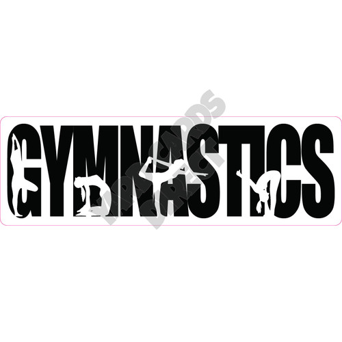 Statement - Gymnastics - Black - Style A - Yard Card