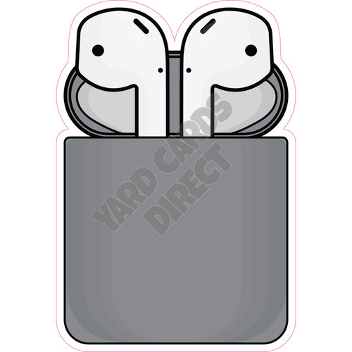 Wireless Earbuds - Silver - Style A - Yard Card