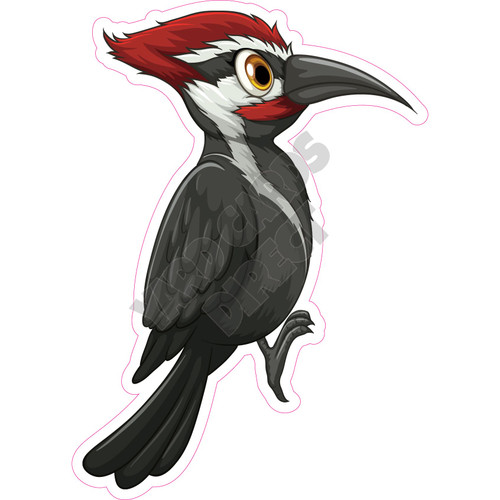 Red Headed Woodpecker - Style A - Yard Card